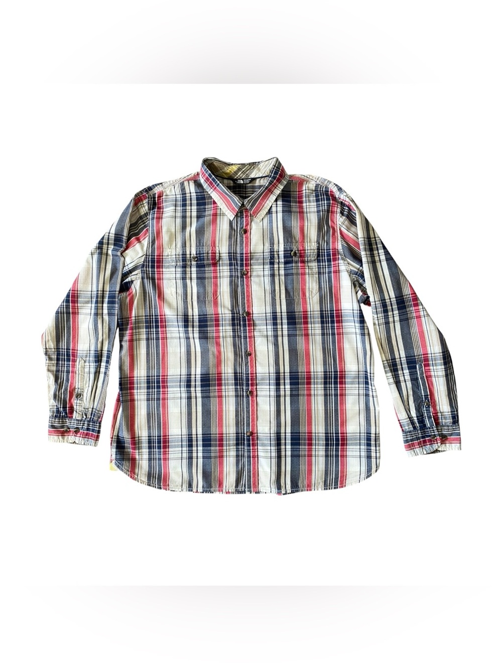 The North Face Ridgecrest Mens XXL Long Sleeve Plaid Button Up Shirt CEX8